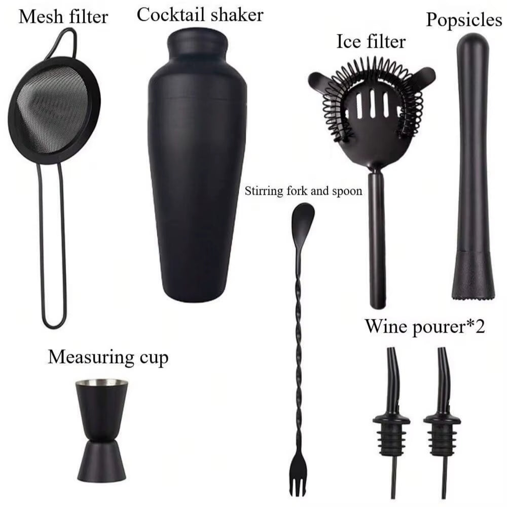 Cocktail Shaker Set, Bar Set Cocktail Mixing Drink Making Set, Professional Bar Tools and Home Beverage Bar Tools, Bartender Set