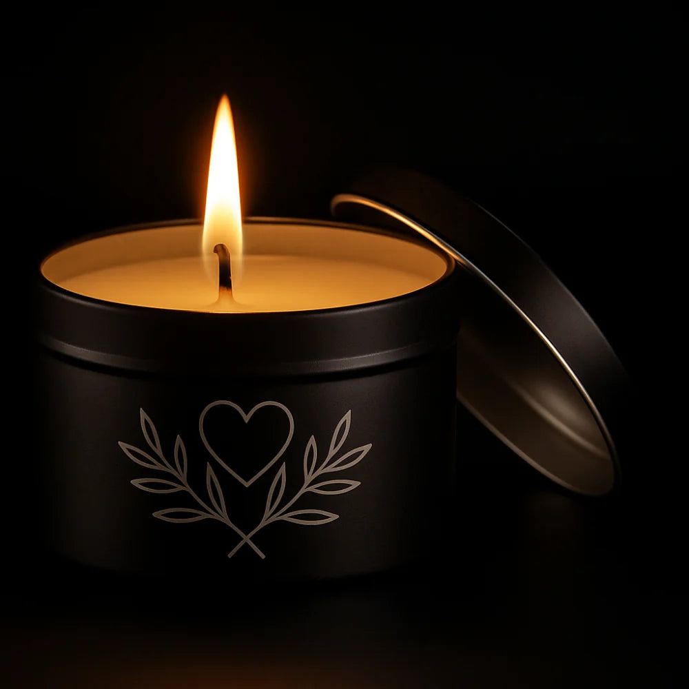 Aroma Candle French Linen -Peony Rose - French Pine with Tin Customized Engraving