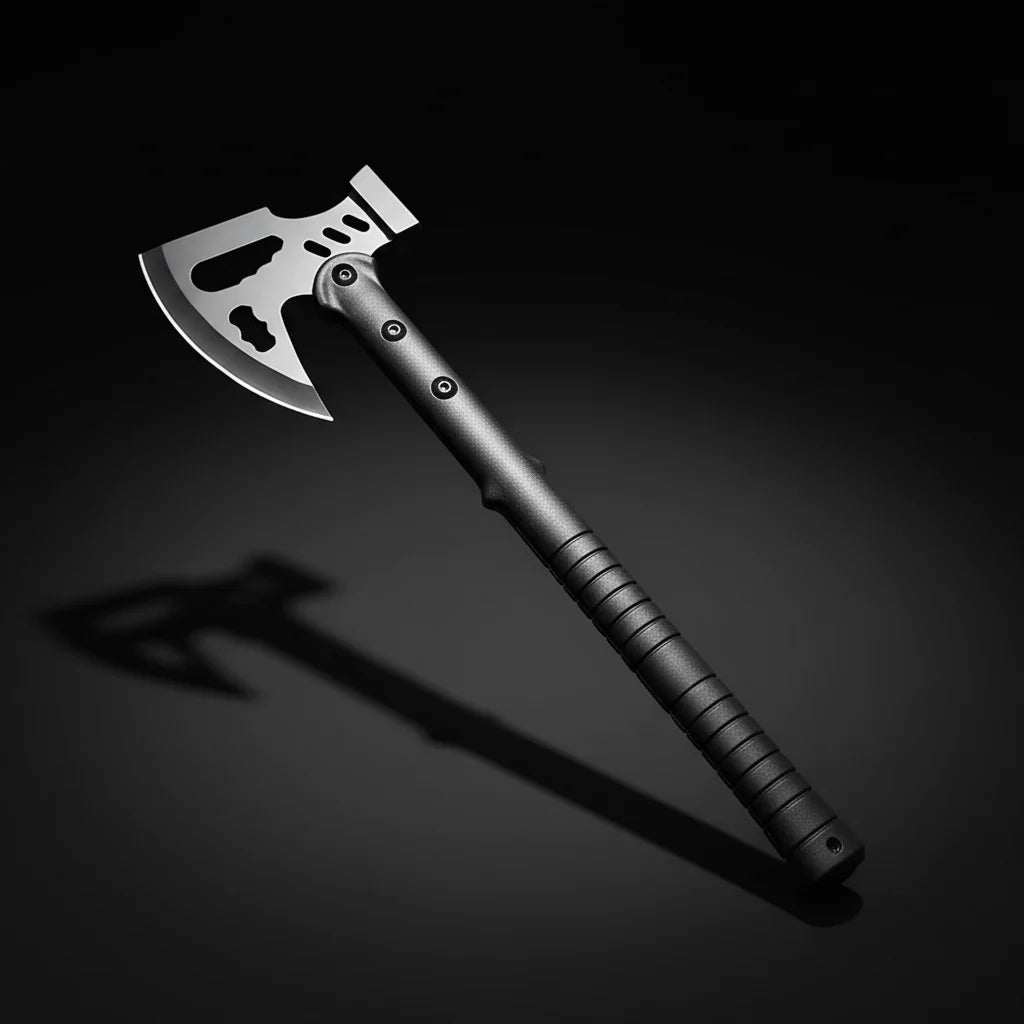 Stainless Steel Multi-Functional Survival Axe & Hammer | Camping, Rock Climbing & Adventure Outdoor Tool