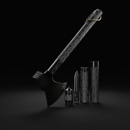Stainless Steel Multi-Functional Survival Axe & Hammer | Camping, Rock Climbing & Adventure Outdoor Tool